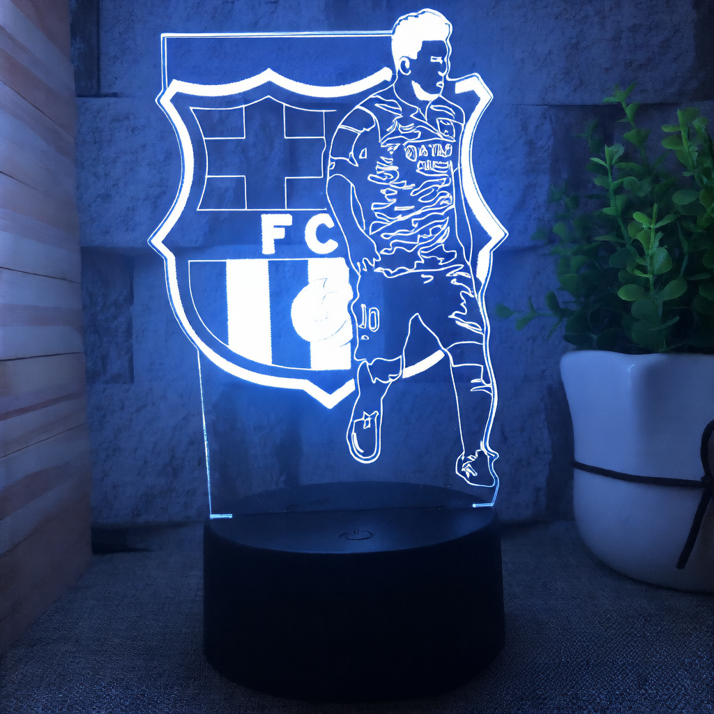 3D nightlight Football Club team logo