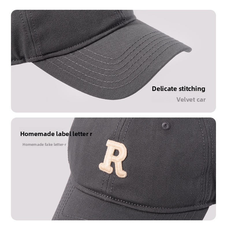 Adjustable Cotton Baseball Cap with Curved Brim
