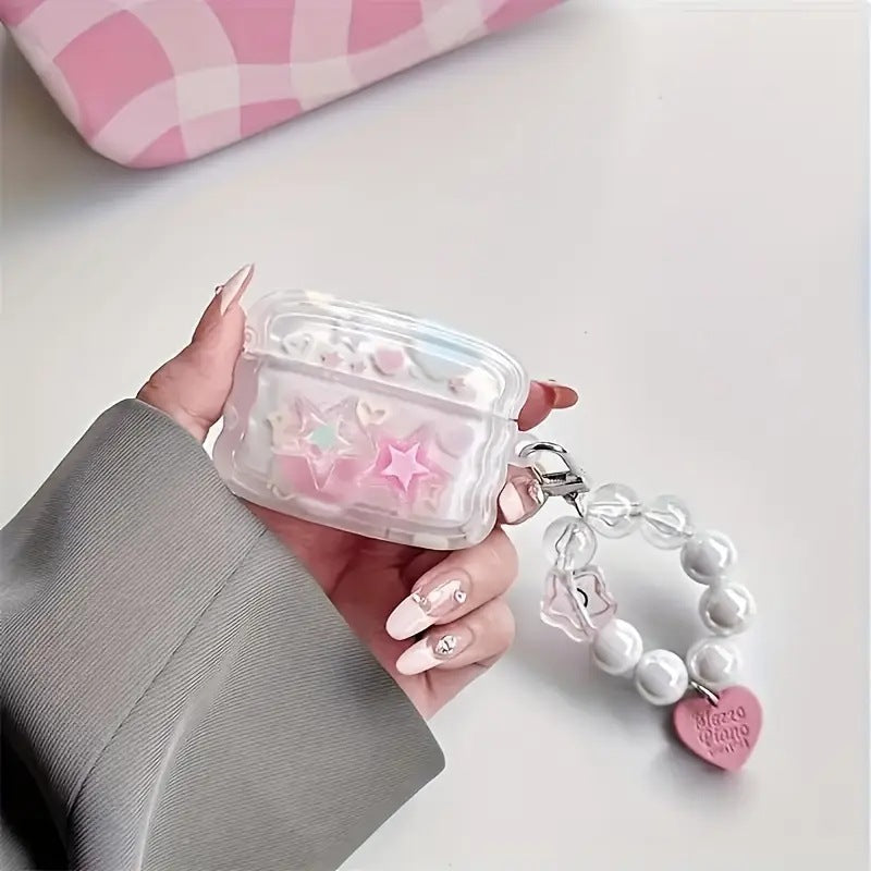 Three-dimensional Star-shaped Apple Bluetooth Wireless Earphones Case